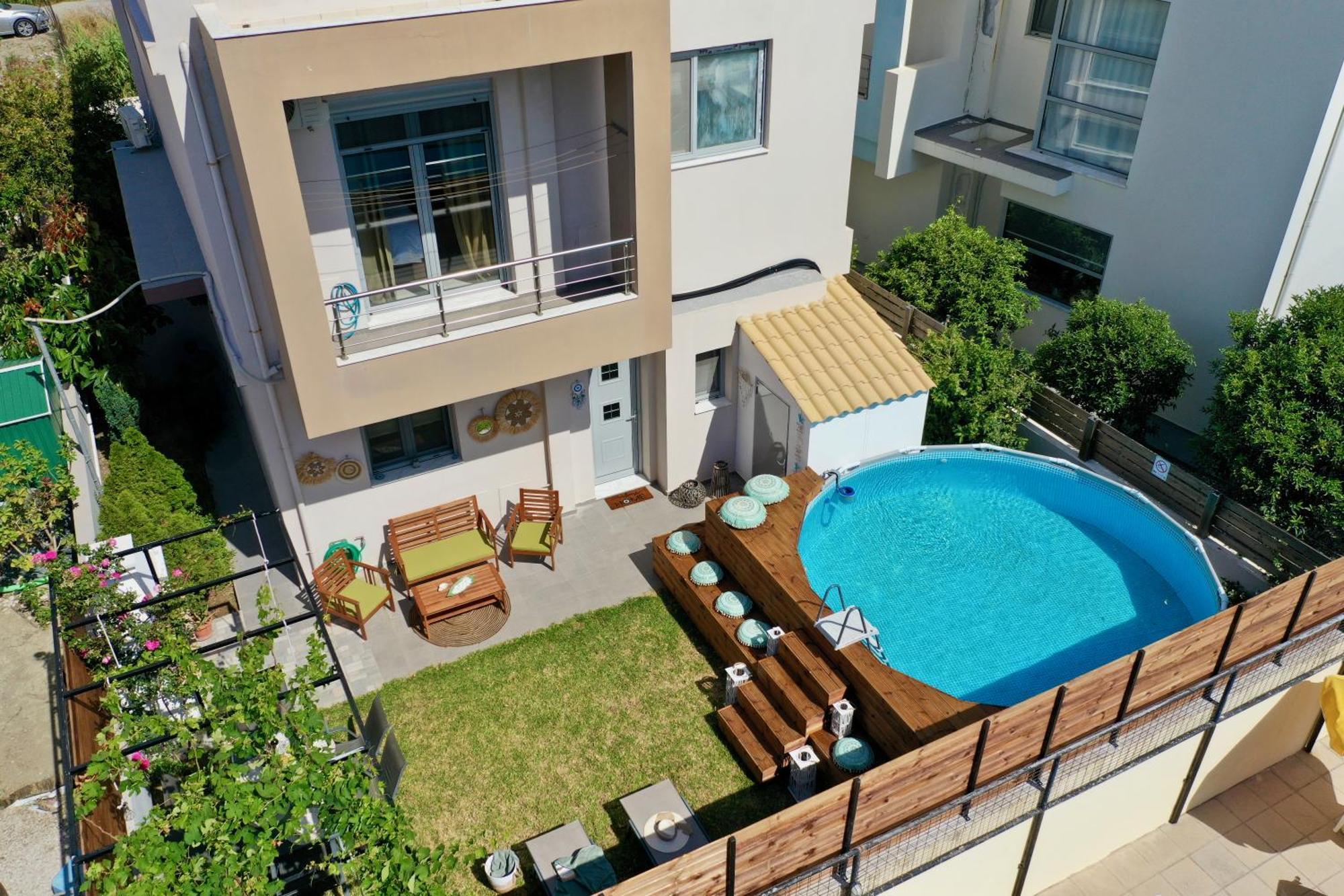 Dionysus seaside villa Ialisos Exterior foto