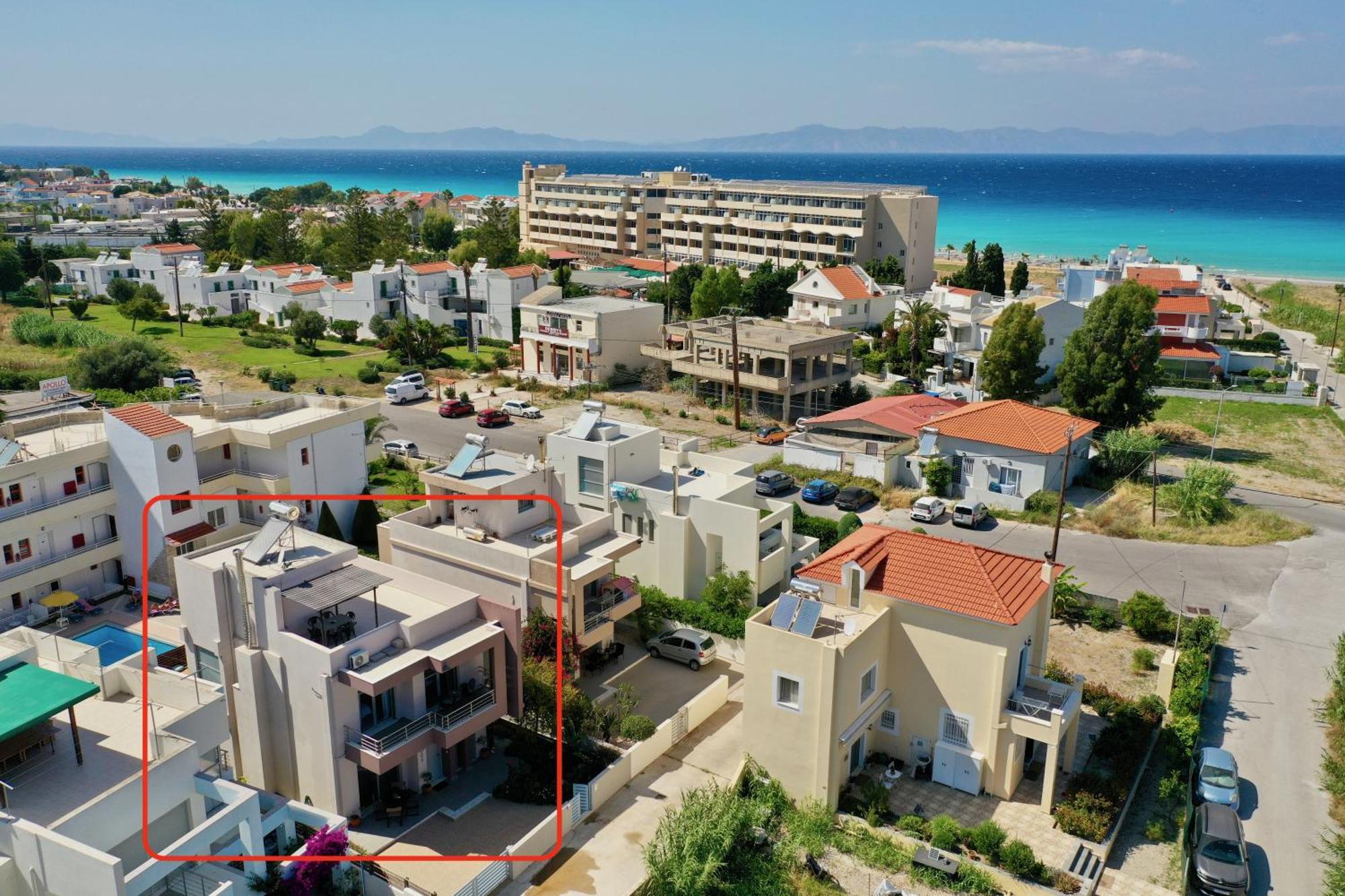 Dionysus seaside villa Ialisos Exterior foto
